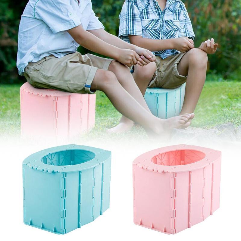Portable Travel Folding Toilet Urinal Mobile Seat For Camping Hiking Auto Power Premium