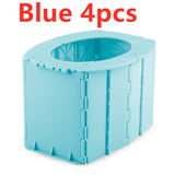 Portable Travel Folding Toilet Urinal Mobile Seat For Camping Hiking Auto Power Premium