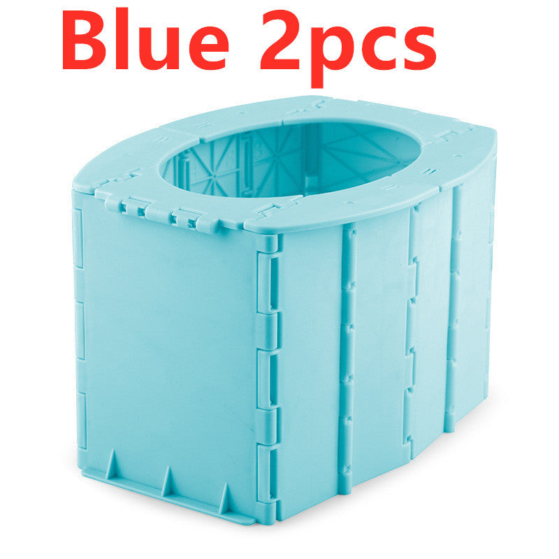 Portable Travel Folding Toilet Urinal Mobile Seat For Camping Hiking Auto Power Premium