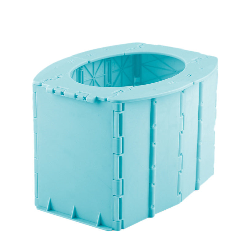 Portable Travel Folding Toilet Urinal Mobile Seat For Camping Hiking Auto Power Premium