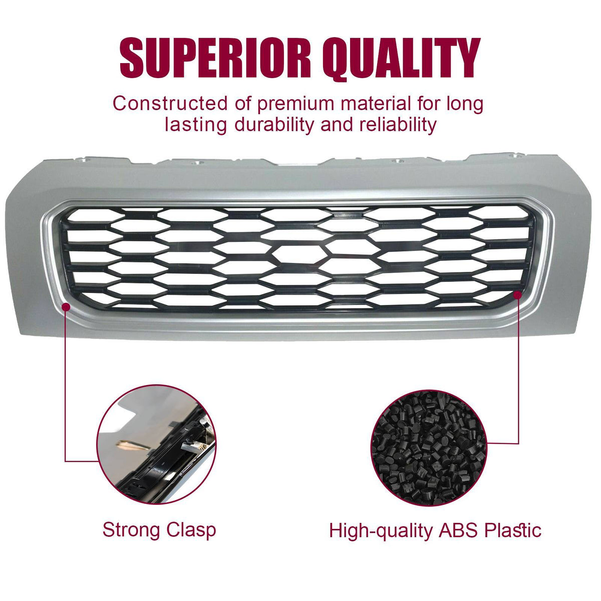 Gloss Black front grille