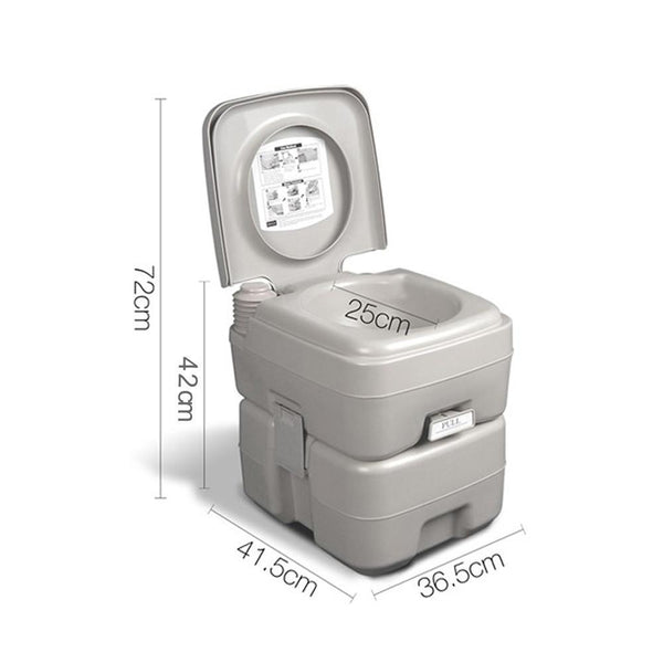 20L Portable Camping Toilet Auto Power Premium