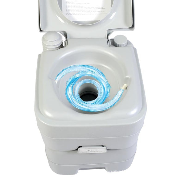 20L Portable Camping Toilet Auto Power Premium