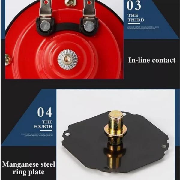 2PC 12V 300DB Super Speaker Train Air Horn Waterproof Motorcycle Car Truck SUV Boat Auto Power Premium