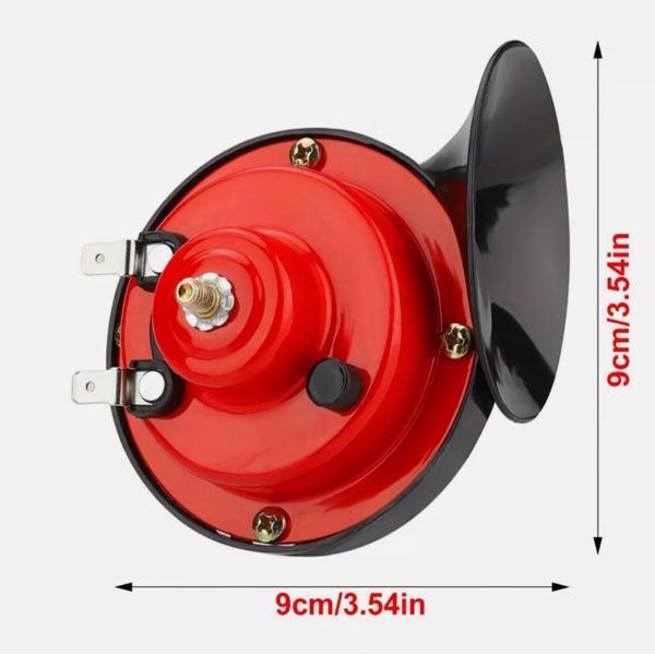 2PC 12V 300DB Super Speaker Train Air Horn Waterproof Motorcycle Car Truck SUV Boat Auto Power Premium